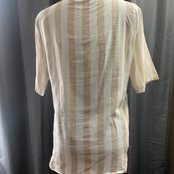 Tunic style striped lightweight blouse - Picture 3 of 7